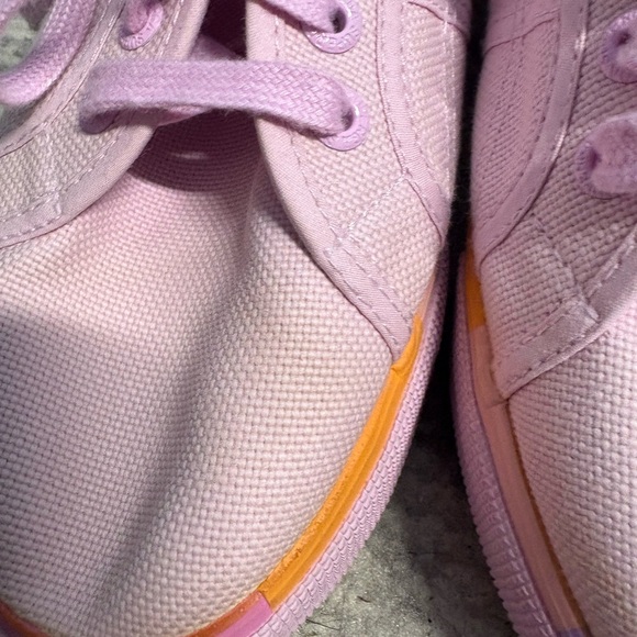 Superga platform sneakers Women's size 8.5 Pastel pink rainbow - Picture 9 of 11